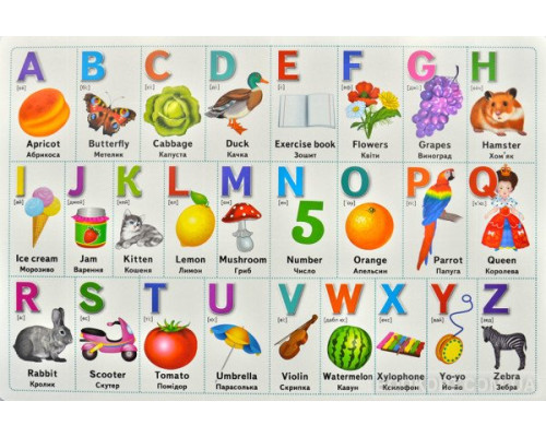 Перші знання малюка + англійська