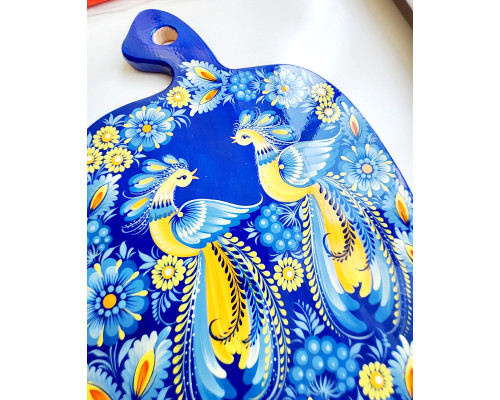 Wooden kitchen board "Пташиний гомін"