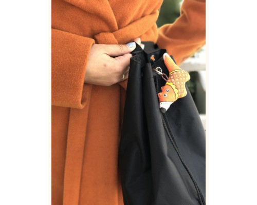 Keychain «Fox in a Green Shirt»