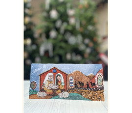 Postcard «Holy Family with Christmas Carols»