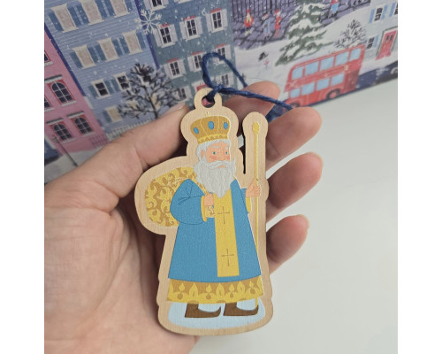 Листівка "Веселого Різдва" з наліпками+підвіска